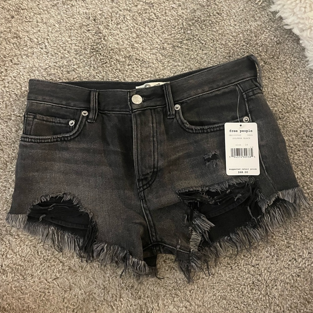 Black Free People Shorts